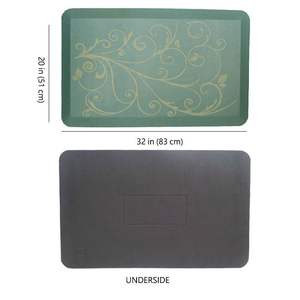 Tapis de bureau anti-fatigue antidérapant 32'' x 20'', tapis de cuisine plat, coussinets de protection pour meubles - Product Image 2