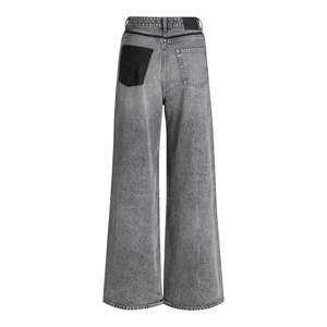 Jeans Vintage para Mujer 2025 OEM, Pantalones Casuales de Corte Regular, Estilo Urbano, Elásticos, de Tiro Medio, Acampanados y Transpirables - Product Image 4