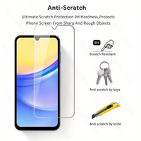 Protecteur d'écran en verre trempé HD Samsung, anti-rayures, sans bulles, protection d'écran haute définition, protecteur d'écran Android
