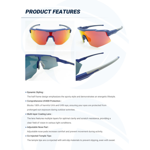 Logo de lunettes de soleil sport PC SU1931 - Product Image 5