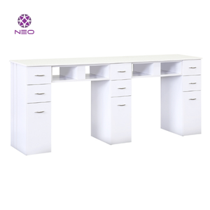 Mesa de Manicura Moderna de MDF con Superficie de Mármol, Modelo NEO 001, Precio de Fábrica al por Mayor en Vietnam, Muebles para Salón de Manicura - Product Image 2
