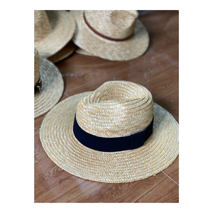 Sombrero de Paja Vietnamita Hecho a Mano, Ligero, Tejido, para Playa, Vacaciones, Aire Libre, Casual, de Moda, con Ala Ancha - Product Image 1
