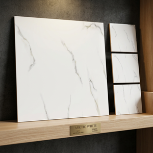 กระเบื้องปูพื้นพอร์ซเลนแบบมันเงา ขนาด 20 มม. 60x60 ซม. ลายเอเชีย พร้อมอิฐทนไฟ สำหรับห้องน้ำ ห้องครัว และพื้นที่ภายนอกอาคาร ติดตั้งด้วยกาว - Product Image 2