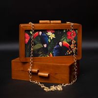 Bolso de Mano Elegante de Madera con Cristales para Mujer, Accesorios de Moda para Fiestas Nocturnas de Lujo, RR202518323 RR ENTERPRISES India
