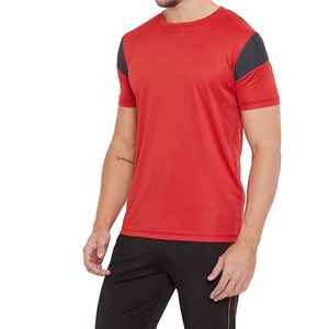 T-shirts pour hommes en polyester/coton de haute qualité, à manches courtes, col rond, coupe classique, formels, imprimés sur mesure, respirants et à séchage rapide - Product Image 5