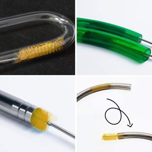 Flexible 67-inch Double-Ended Elastic Hose Pipe <b>Drain</b> <b>Brush</b> 2pcs 8.2-inch Straw Cleaning <b>Brush</b> Nylon Cleaning <b>Brush</b> Cleaning - Product Image 5