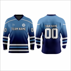 Camiseta de hockey sobre hielo de alta calidad, sublimación personalizada para clubes, equipos y ligas, fabricante directo de fábrica. - Product Image 1
