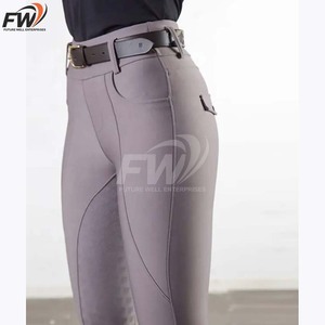 Leggings de equitación para mujer con asiento completo de silicona, al por mayor - Product Image 5