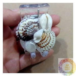Pince à cheveux coquillage naturel, cadeau pour femmes et filles, amateurs de plage, accessoire capillaire côtier fait main, choix de cadeau en gros - Product Image 2