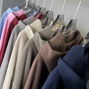 Venta al por mayor de bordado de impresión sudaderas con capucha para hombre de alta calidad de la moda sin cuerda de encargo del logotipo de peso pesado sudaderas con capucha de gran tamaño - Product Image 4