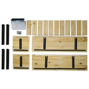 Cama de jardín elevada de madera elevada de alta calidad, patas para plantas al aire libre, flores, maceta de ingeniería, decoración decorativa para jardín - Product Image 2