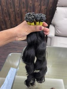 Extensiones de cabello humano ondulado, suaves y con textura natural, proveedor mayorista de cabello Remy, proveedor de cabello a granel, paquete ecológico ligero y natural. - Product Image 4