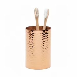 Stainless Steel <b>Toothbrush</b> Holder Silver Metal Eco-Friendly Two-piece Bathroom Accessory Rope Base Design Modern Home - Product Image 3