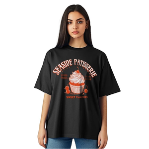 Camisetas Casuales de Verano para Mujer, Ecológicas, con Estampado Digital, Cuello Redondo, Manga Corta, Corte Ajustado, de Bangladesh - Product Image 5