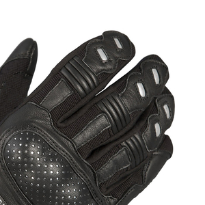 Guantes de Motociclismo de Cuero para Carreras, con Protección Rígida en los Nudillos, Pantalla Táctil, Dedos Completos - Product Image 3