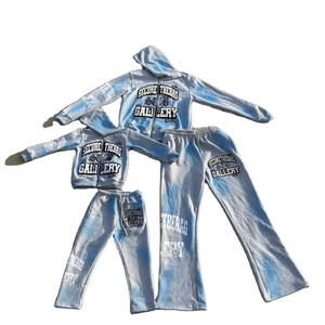 Conjunto Deportivo Personalizado de Fizay Enterprises para Hombre, Talla Grande, Transpirable, Lavado Ácido, Efecto Desgastado por el Sol, con Bordado y Apliques, Corte Holgado - Product Image 3