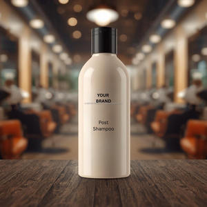 Botella de Plástico Blanca de 500 ml para Champú Posterior al Lavado, con Tapa Azul Oscuro, para Empaque Profesional de Cuidado Capilar y Suministros de Salón, Marca Blanca - Product Image 5