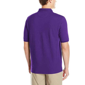 Chemises Polo pour Hommes, T-Shirt Casual Respirant, Nouvelle Mode, Vêtements de Sport, Manches Courtes, Coton, Grande Taille, Chemises Polo pour Hommes, Violet - Product Image 5