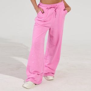 Pantalones Deportivos Casuales de Fitness para Mujer, con Pedrería de Lujo, con Cordón, Transpirables, para Invierno, Estilo Urbano, Hip Hop, Ropa Deportiva - Product Image 1