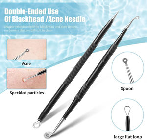 Kit de herramientas para remover puntos negros, para limpieza profunda de poros, kit de limpieza facial, extractor de puntos negros, juego de herramientas para remover acné - Product Image 4