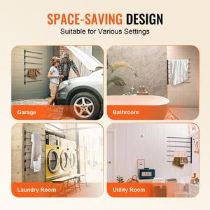 Porta Selle da Parete a Sei Livelli 30.9 X 29.9 X 5.5 Pollici, Supporto Salvaspazio per Selle e Imbottiture da Cavallo - Product Image 6