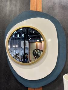 Grandes soldes Miroirs muraux en fausse résine de galuchat avec cadre moderne, élégant et luxueux pour salle de bain - Product Image 4