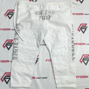 Kimono Shoyorol x Born x Raised Blanco, Uniforme de Jiu Jitsu, Hecho a Medida, para Artes Marciales Mixtas, BJJ Brasileño - Product Image 3