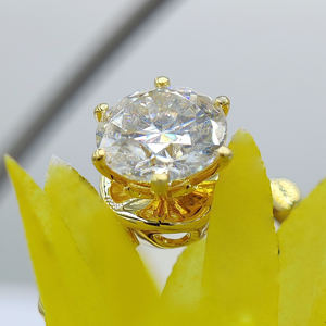 Anillo de Compromiso Clásico Solitario de Oro Blanco Sólido de 14K/18K con Diamante Cultivado en Laboratorio VVS Certificado para Aniversario de Bodas - Product Image 5