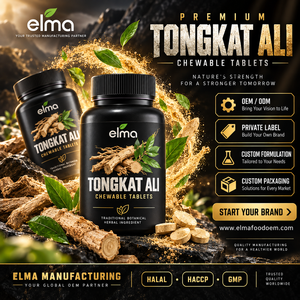 กาแฟขาวผสมตงกัตอาลีและโสมมาเลเซียสำหรับผู้ชาย กลิ่นหอมเข้มข้น กาแฟสำเร็จรูปแบบซอง รับผลิตแบรนด์ส่วนตัว (OEM) ขายส่ง - Product Image 1