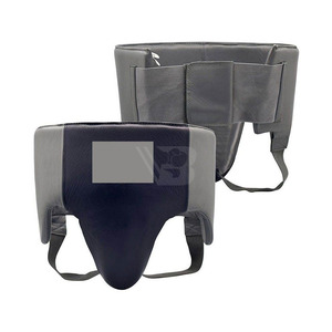 Protège-entrejambe sur mesure en cuir véritable, PVC, PU, respirant, écologique et durable pour la boxe, le MMA, le kickboxing et l'entraînement en arts martiaux - Product Image 1