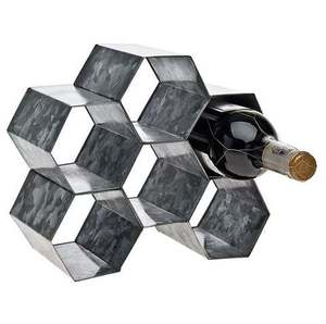 Estante de vino de hierro duradero con forma de corazón para botellas, estilo de pie, muy vendido para bares y pubs, soporte metálico para botellas de vino. - Product Image 5