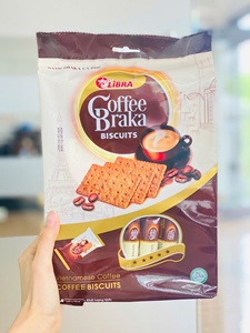 Galletas crujientes con sabor a crema dulce BRAKA Chillin Coffee Crunch, envasadas en caja de 210 g |   Fábrica en Vietnam, ODM, Muestras Gratis - Product Image 4