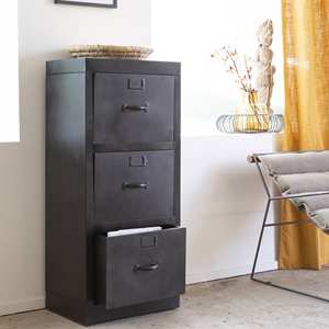 วานดานา วิสต้า ลูนาริสตู้ลิ้นชักโลหะสีดำ 3 ชั้น - Product Image 1