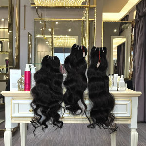 Cheveux humains bruts vierges de haute qualité d'Inde. Extension de cheveux bruts sans perte. Cuticule alignée cheveux Remy - Product Image 1