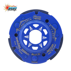 Kit d'embrayage SUN Racing BEAT Fi CVT System, embrayage en acier neuf, assemblage d'embrayage Taiwan, mise à niveau retrofit 1000 tr/min BLEU - Product Image 1