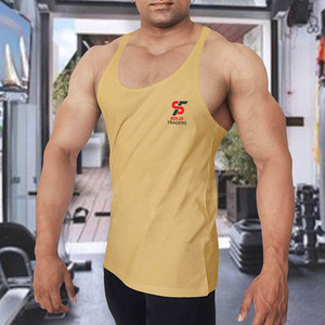 Débardeurs pour hommes de musculation, en mélange de coton robuste, avec coutures renforcées, de bonne qualité et durables - Product Image 4