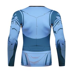 High Quality Rash Guard Fitness <b>Compression</b> Training <b>Shirt</b> <b>Custom</b> Printing Gym Activewear Supplier Wholesale - Product Image 5