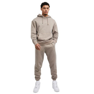 Conjunto Deportivo de Algodón de Alta Calidad con Logotipo Personalizado, Ropa Deportiva para Hombre, Sudadera con Capucha y Pantalones Jogger, Ropa Informal - Product Image 1