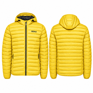 Men's Hooded Quilted Puffer <b>Jacket</b> Lightweight Warm Winter Outdoor Casual <b>Jacket</b> Windproof Custom Apparel Wholesale - Product Image 1