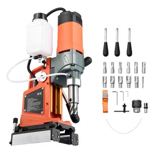 Trapano Magnetico da 1400 W con Diametro di Foratura di 2 Pollici, Velocità 0-750 RPM, Direzione Reversibile, 11 Punte Incluse - Product Image 1
