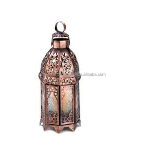 Color hierro marroquí Diseñado para sostener candelabro hoja de hierro grabado para linternas son accesorios de iluminación decorativos - Product Image 2