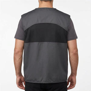 Chaleco de Trabajo Reflectante de Alta Visibilidad con Cierre Frontal para Uso en Construcción, Opción de Logotipo Personalizado, Todas las Tallas Disponibles, Unisex - Product Image 2