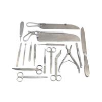Kit d'instruments chirurgicaux post-mortem en acier inoxydable, ensemble d'autopsie, outils de dissection essentiels, kit chirurgical de pathologie forensique OEM