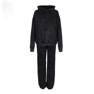 Nuevo Chándal Deportivo Transpirable con Lavado Ácido para Mujer, Ligero, 100% Algodón, con Capucha, Mangas Largas para Invierno - Product Image 1