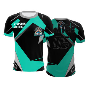 Maillot de jeu Wolves E-Sports, impression par sublimation, séchage rapide, 100% polyester, unisexe, col rond, vêtements d'équipe pour adultes - Product Image 5