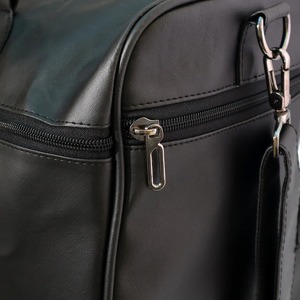 Sac de voyage en cuir véritable de qualité supérieure, grande capacité, sac de week-end, sac de nuit avec bandoulière, sac de sport durable marron - Product Image 3