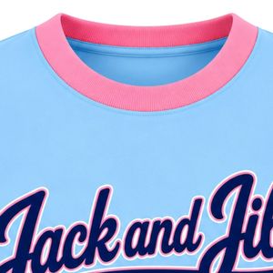T-shirt en coton côtelé à manches courtes pour femme Jack and Jill, col rond classique, décontracté, confortable et léger, haut tendance - Product Image 3