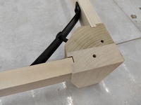 Marco de muebles de tela antigua para sofá silla en sala de estar base de silla de madera de caucho macizo personalizada fácil de instalar