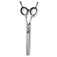 Ciseaux à effiler pour barbier en acier inoxydable de qualité A+ professionnels pour droitiers, couleur personnalisée, emballage personnalisé