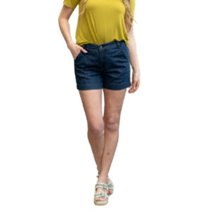 ลุคเรียบง่ายสดใส พร้อมสัมผัสระบายอากาศได้ดี เหมาะสำหรับแฟชั่นฤดูร้อน ใช้ได้กับการสวมใส่กลางแจ้ง กางเกงขาสั้น Ava - Product Image 1